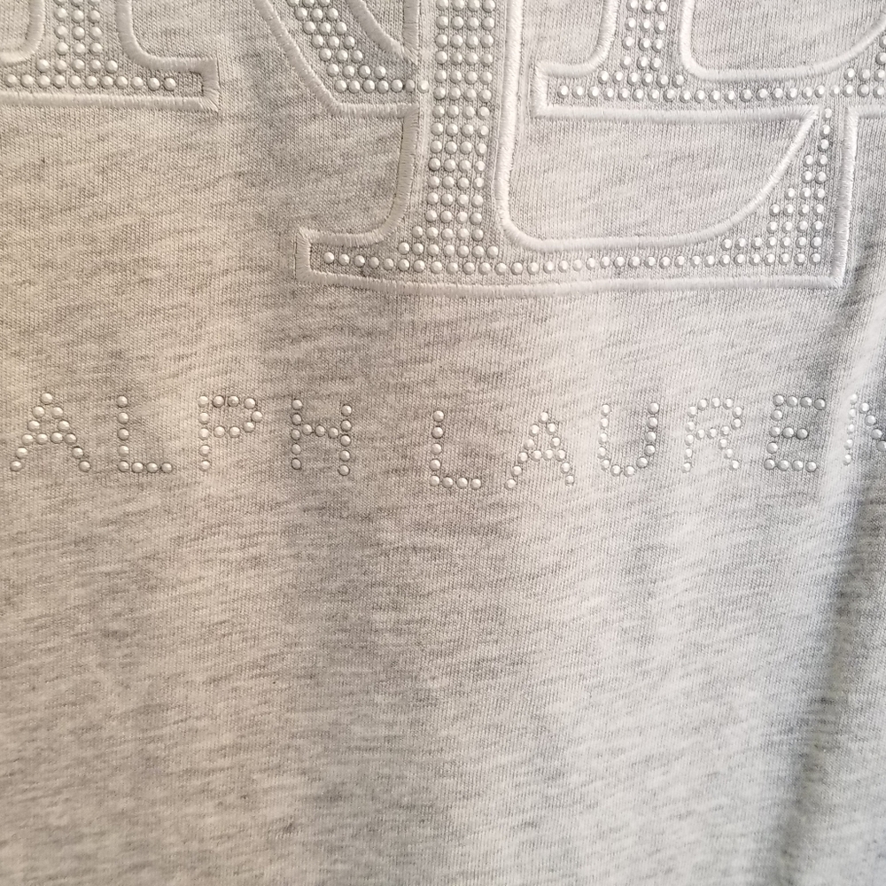 Ralph Lauren Stud Logo Long Sleeve Tee - Picture 6 of 8